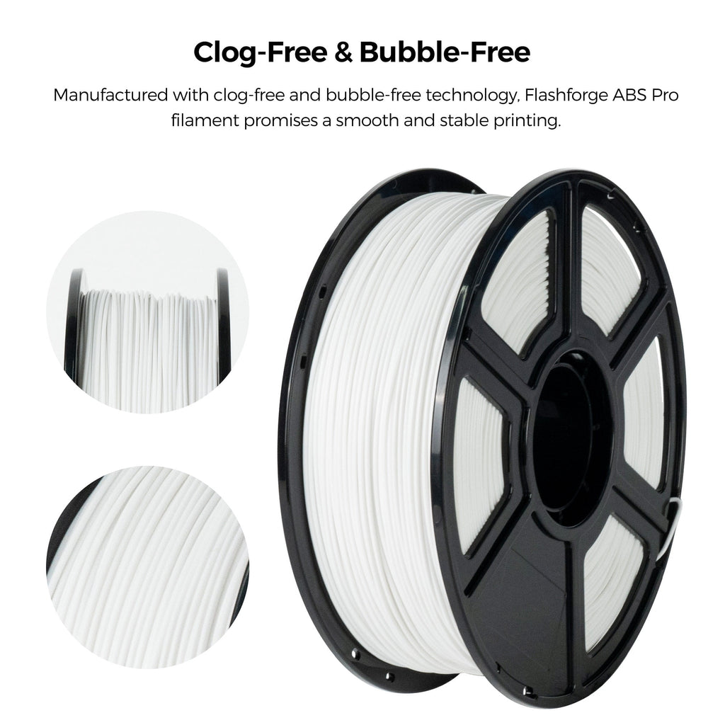 Flashforge ABS Pro Filament 1.75mm, 1KG/2.2lbs ABS Pro 3D Printer Filament, Green