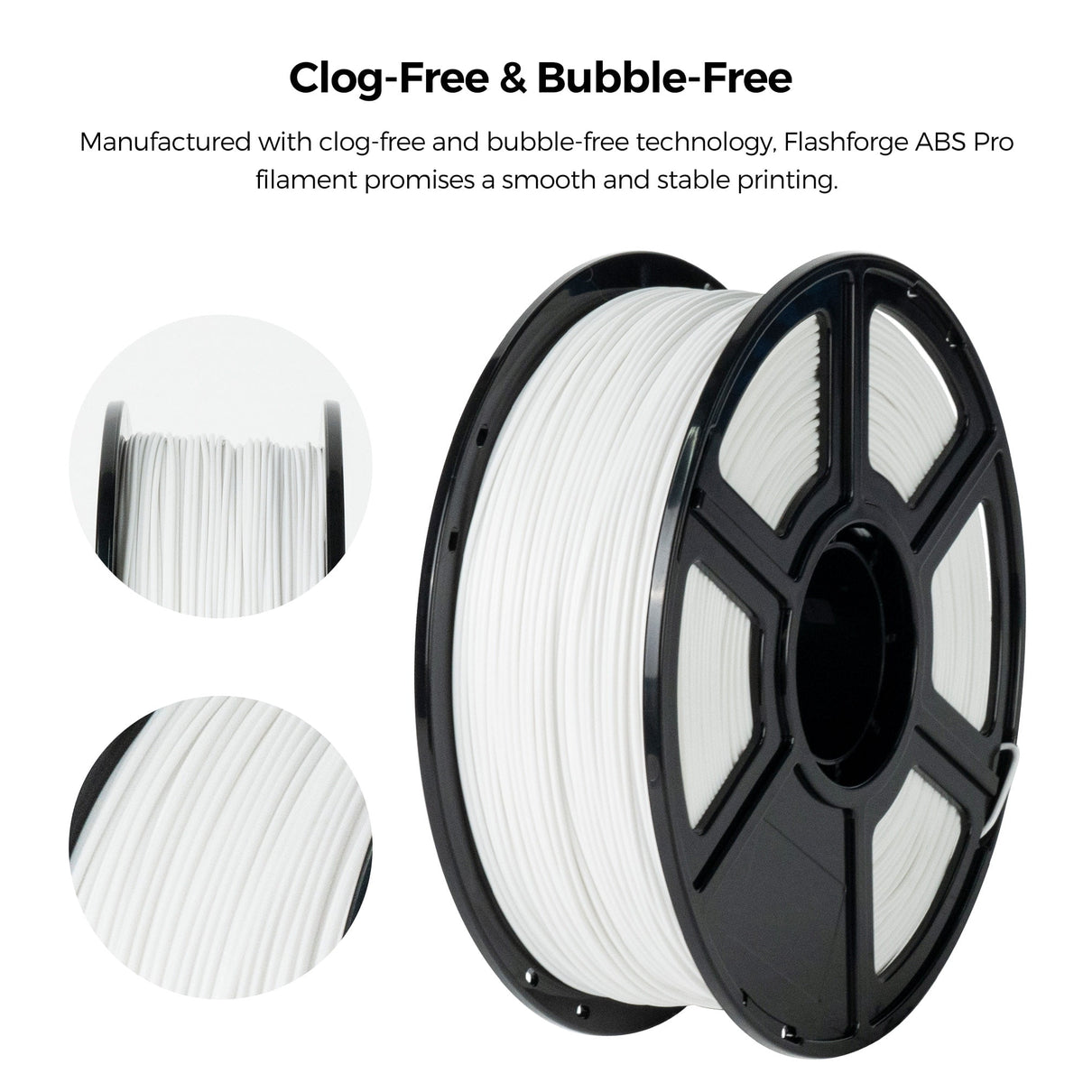 Flashforge ABS Pro Filament 1.75mm, 1KG/2.2lbs ABS Pro 3D Printer Filament, Green