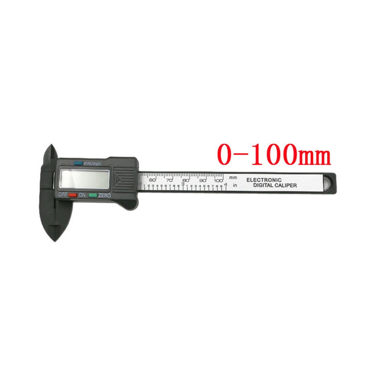 Cadorn 100mm/4 - inch LCD Digital Electronic Carbon Fiber Vernier Caliper - Precision Gauge Micrometer for Accurate Measurements