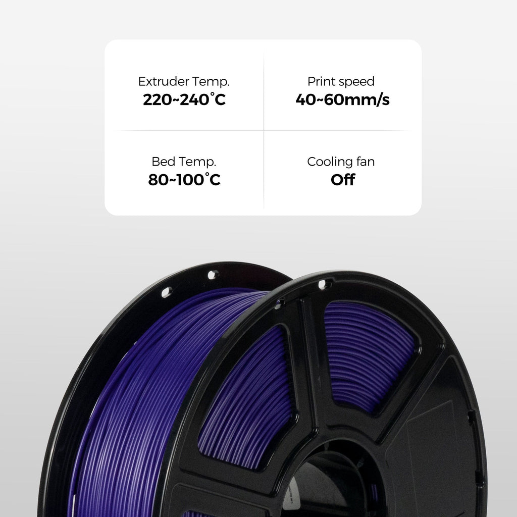 Flashforge ABS Pro Filament 1.75mm, 1KG/2.2lbs ABS Pro 3D Printer Filament, Black