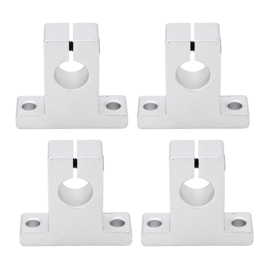 10 Pcs SK12 Linear Shaft Support 12mm Aluminum Alloy Shaft End Support Rail Guide Bracket Base Vertical Motion Rail Clamp Support Set for 3D Printers Engraving Machines CNC Slider Modules 12mm Shafts