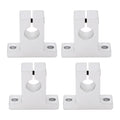 10 Pcs SK12 Linear Shaft Support 12mm Aluminum Alloy Shaft End Support Rail Guide Bracket Base Vertical Motion Rail Clamp Support Set for 3D Printers Engraving Machines CNC Slider Modules 12mm Shafts