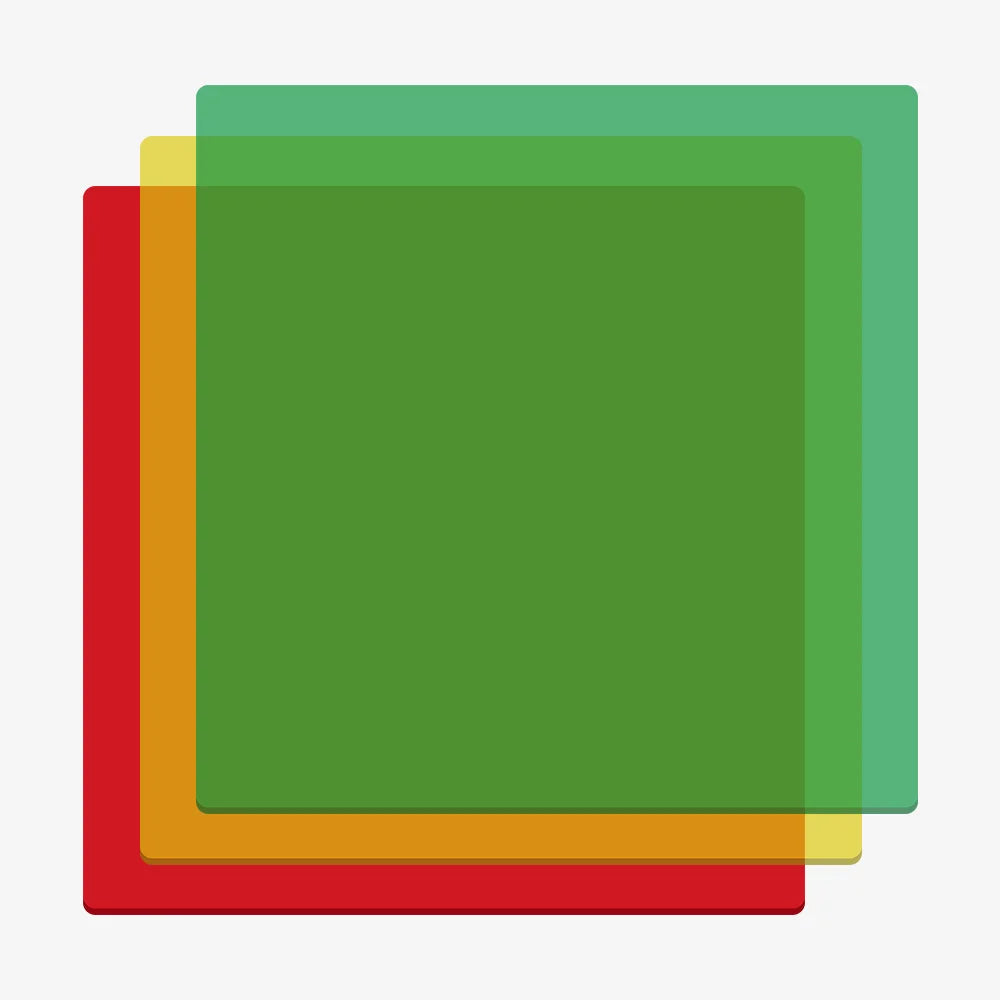 10PCS Laser Module Opaquet Glossy Colorful Acrylic Sheets,8x8x1/8"