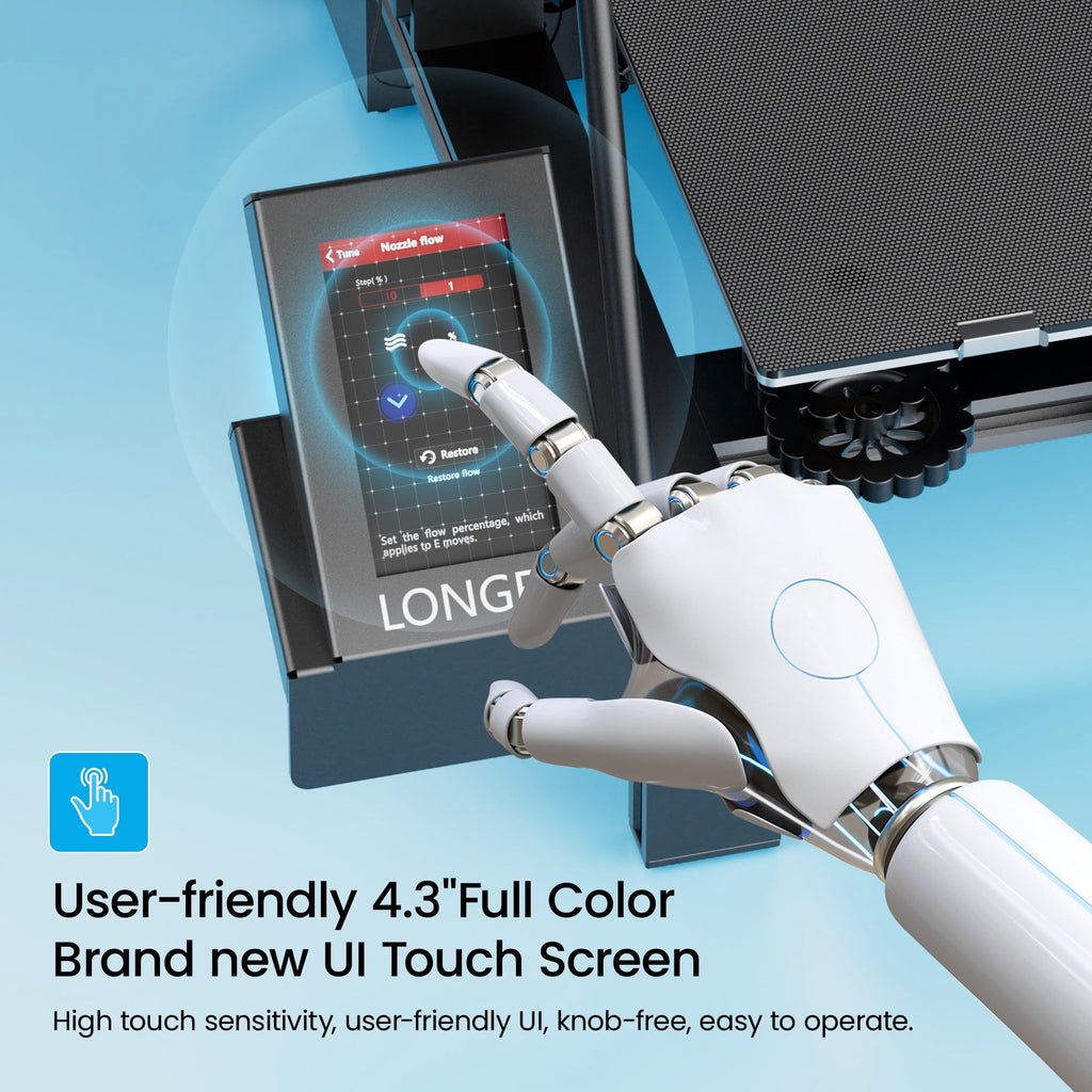 Longer LK5 Pro 3D Printer Fully Open Source Motherboard Upgrade to TMC 2209 Silent Driver, Full-Metal Frame，DIY for Families and Schools FDM 3D Printers with Large Print Size 11.8x11.8x15.7 Inch,
