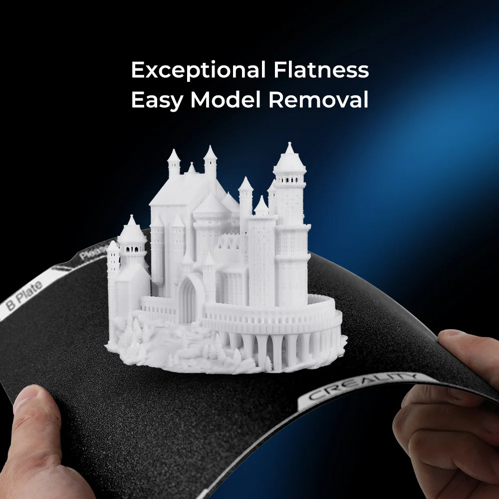 Creality K1 Max Build Plate Kit 315 * 310mm, 3D Printer Platform with Frosted PEI Surface and Soft Magnetic Sticker for K1, K1 Max, Ender 3 Max Neo, Ender 3 S1 Plus 3D Printers