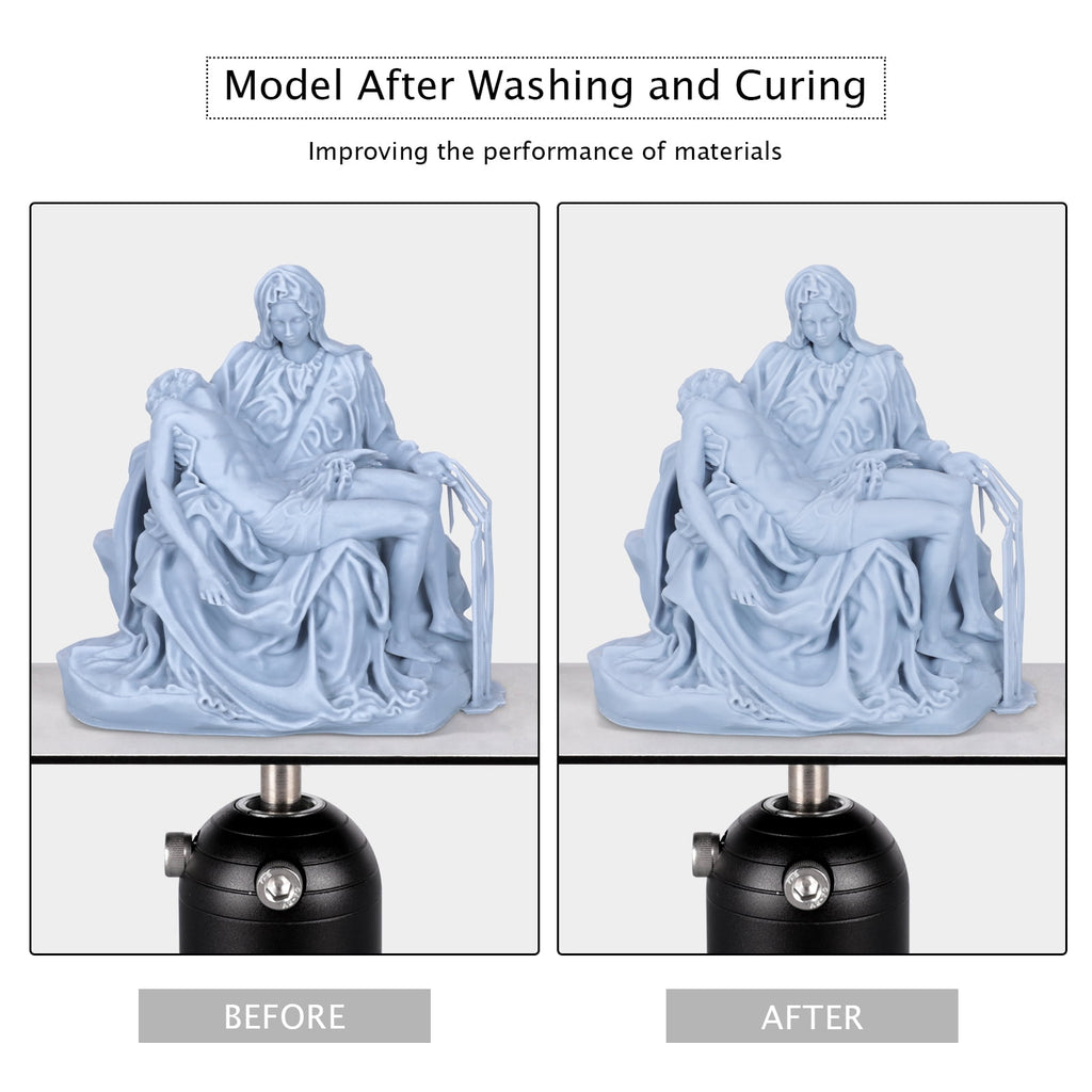 ELEGOO Mercury XS Bundle with Separate Washing and Curing Station for Resin 3D Printed Models Yellow