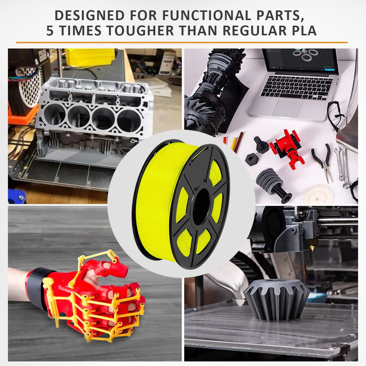 SUNLU AMS Heater, Filament Dryer Box for Bambu Lab AMS, Enables Drying while Printing,Easy to Use (AMS Not Included)