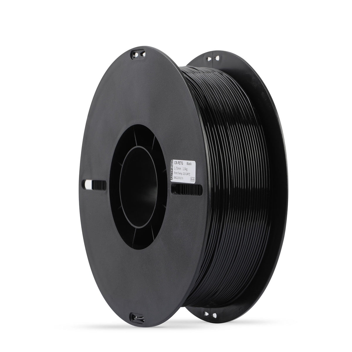 Creality 3D Printer Filament PETG Filament 1.75mm 2.2lbs Odorless Non-Toxic High Precision Strong Toughness Overhang Performance Accuracy +/-0.02mm, Transparent