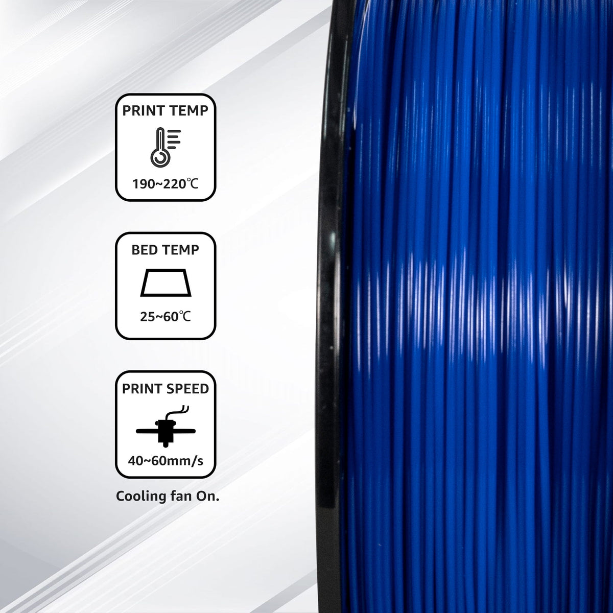 Flashforge PLA Filament 1.75mm, 1KG/2.2lbs PLA 3D Printer Filament, Burnt Titanium
