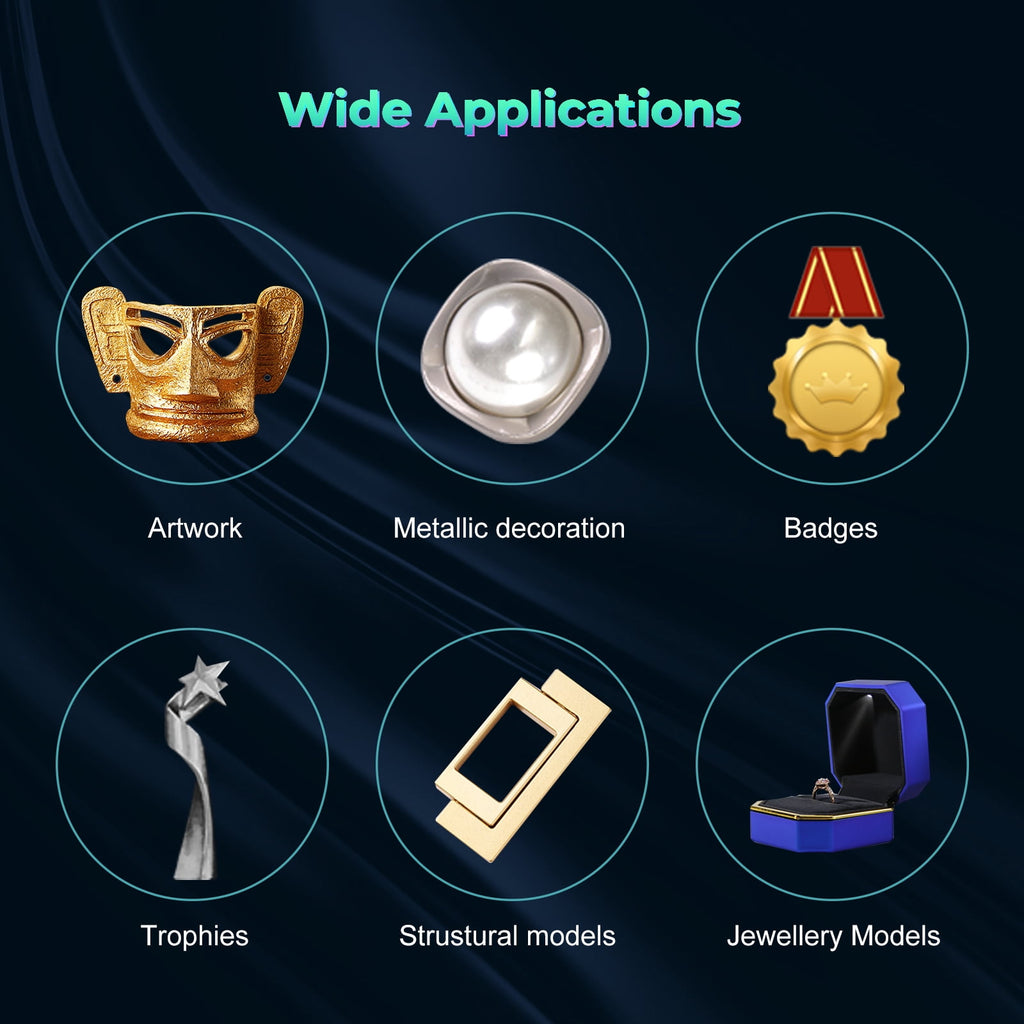 Creality 3D Printing Silk PLA Filament 3D Printer Gold Silver Shiny Filaments 1.75mm Neatly Wound Dimensional Accuracy +/- 0.03 mm Silk Smooth Printing 2.2lbs for Most 3D Printers