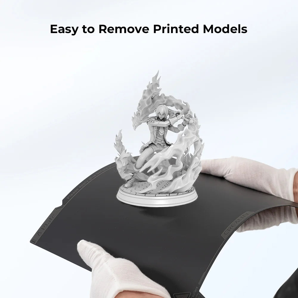 Creality K1 Max Build Plate Kit 315 * 310mm, High-Strength Spring Steel Platform with Smooth PEI Surface and Soft Magnetic Sticker for K1 Max, Ender 3 Max Neo, Ender 3 S1 Plus 3D Printers