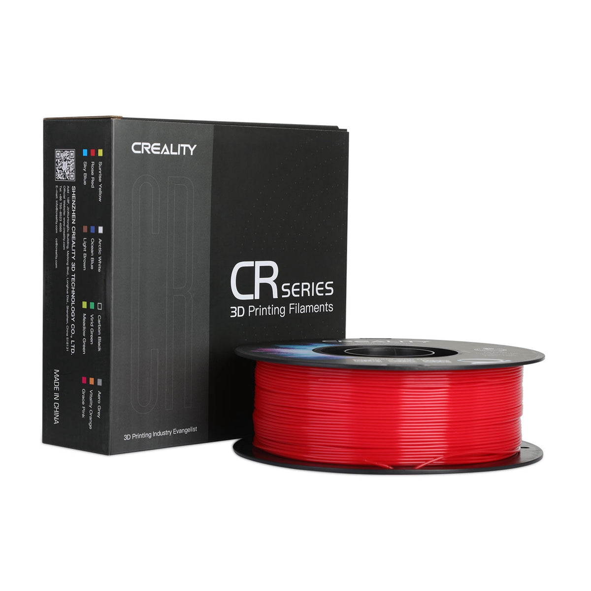 Creality 3D Printer Filament PETG Filament 1.75mm 2.2lbs Odorless Non-Toxic High Precision Strong Toughness Overhang Performance Accuracy +/-0.02mm, Transparent