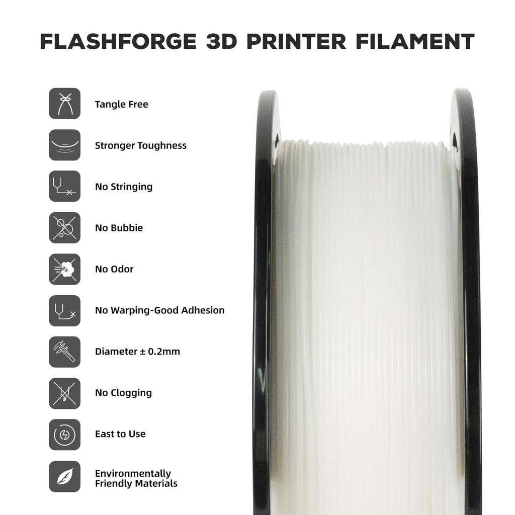 Flashforge PLA Filament 1.75mm, 1KG/2.2lbs PLA 3D Printer Filament, Burnt Titanium