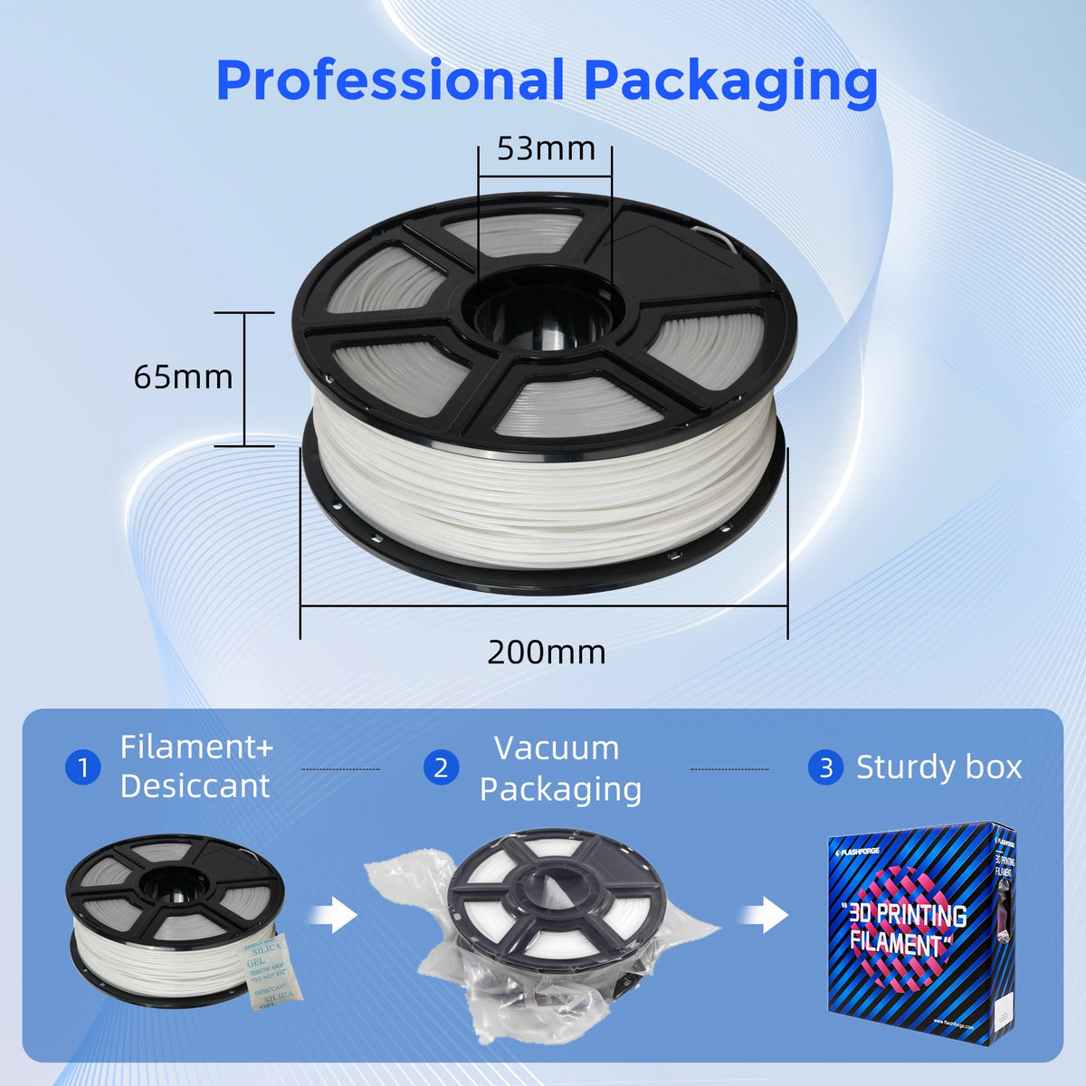Flashforge ASA Filament 1.75mm, 1KG/2.2lbs ASA 3D Printer Filament, Burnt Titanium