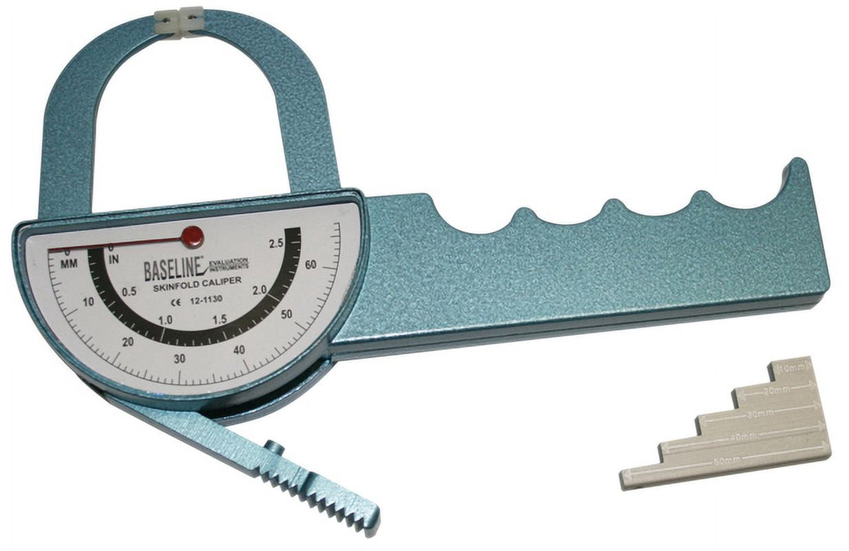 Baseline 2-sided medical skinfold caliper w/case