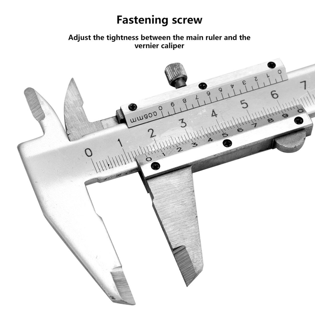 M Buder High Accuracy Carbon Steel Metal Vernier Caliper Micrometer Gauge Measuring Tool, 0-150 mm / 0-6 inches