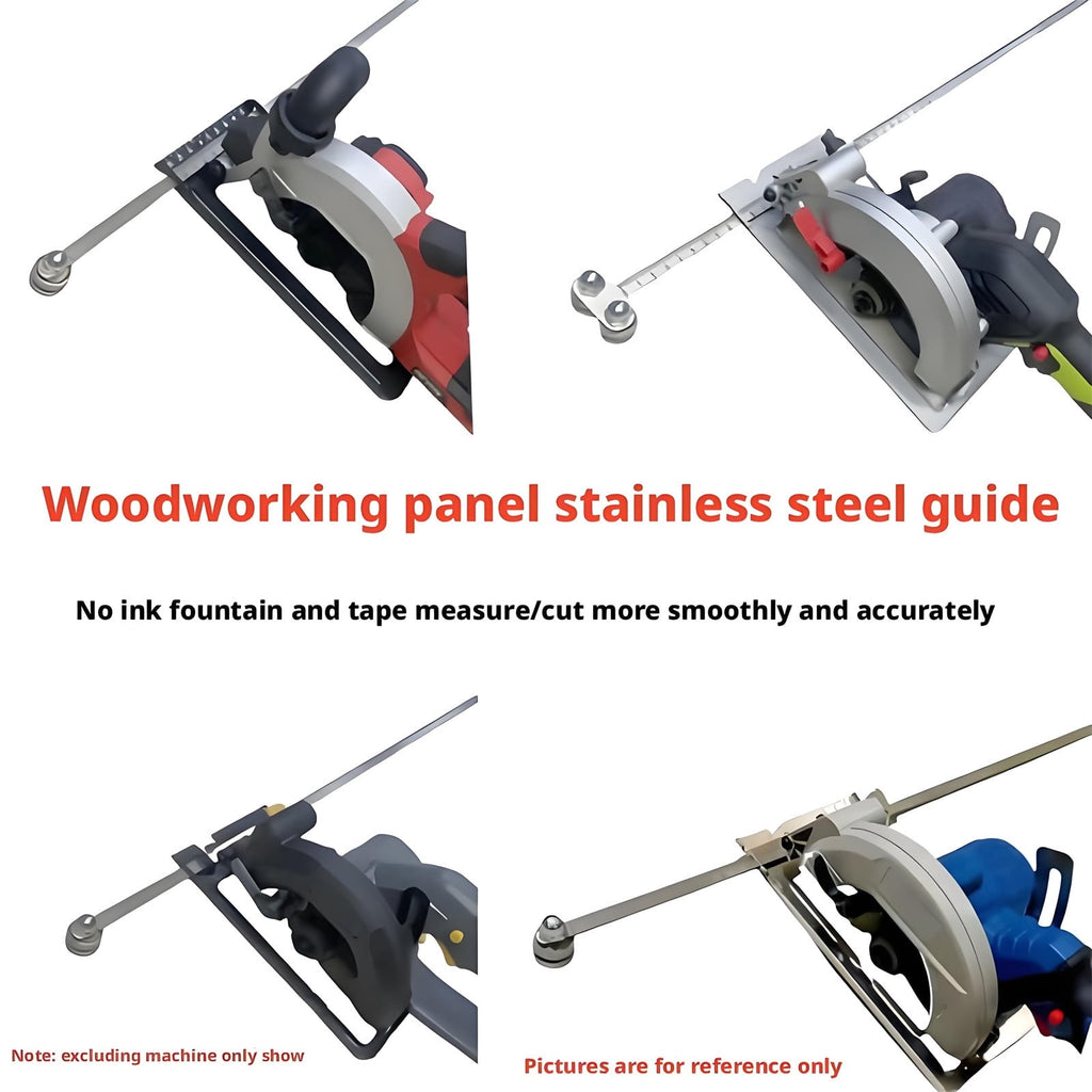 RXIRUCGD Precision Positioning Calipers for Woodworking, Stainless Steel Cutting Guide for Circular Saws with Adjustable Measurement