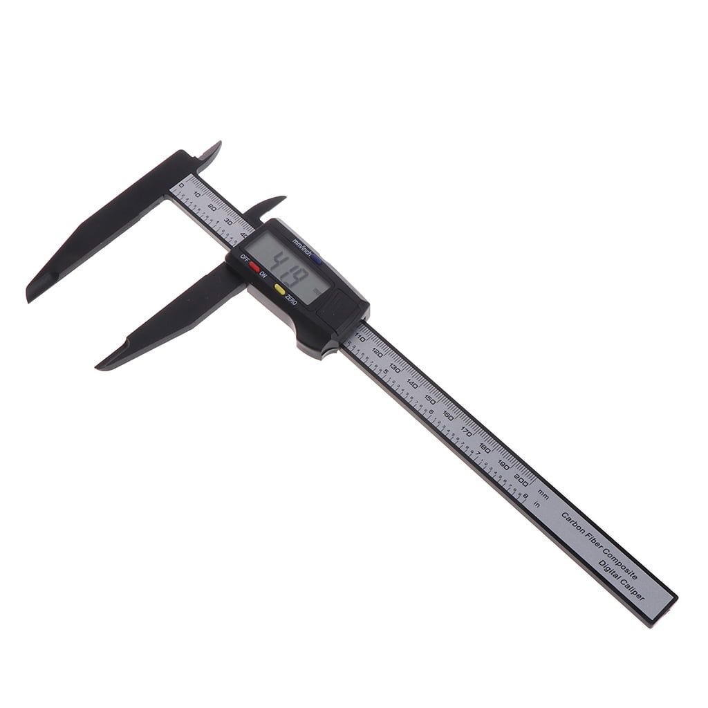 Apooke 0-8 Inch/200mm Electronic Digital Vernier Micrometer Caliper Inch/Millimeter/Fractions Large LCD Screen Measuring Tool
