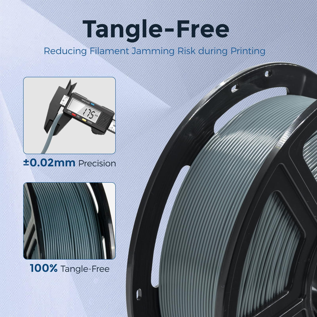 Flashforge PETG Filament 1.75mm, 1KG/2.2lbs PETG 3D Printer Filament, Burnt Titanium