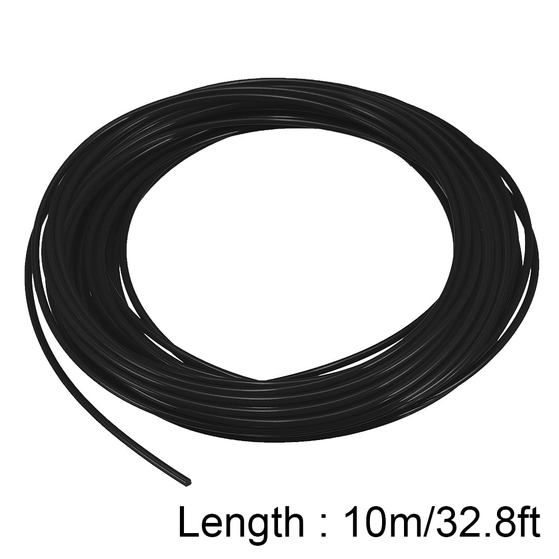 Uxcell 3D Printer Pen Filament Refills 32.8Ft Length 1.75 mm Dia PLA Dimensional Accuracy for 3D Painting and Drawing Black