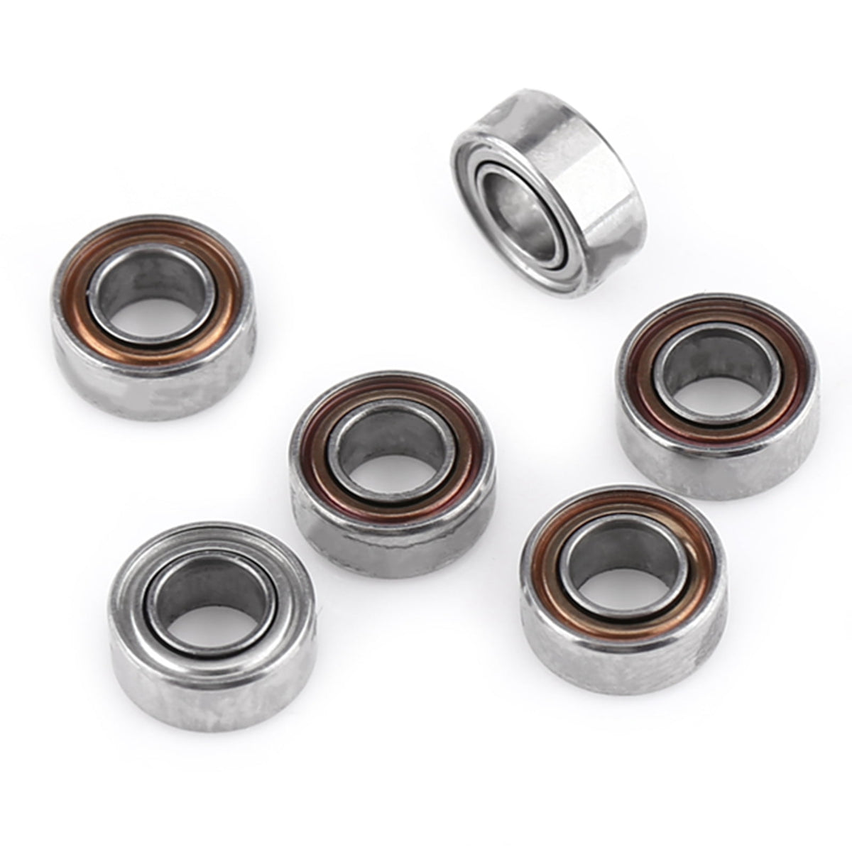 10pcs MR63ZZ Double Shielded Miniature Ball Bearings, 3x6x2.5mm / 0.12x0.23x0.09 inches for 3D Printers, Quadcopters, and Hobby Projects
