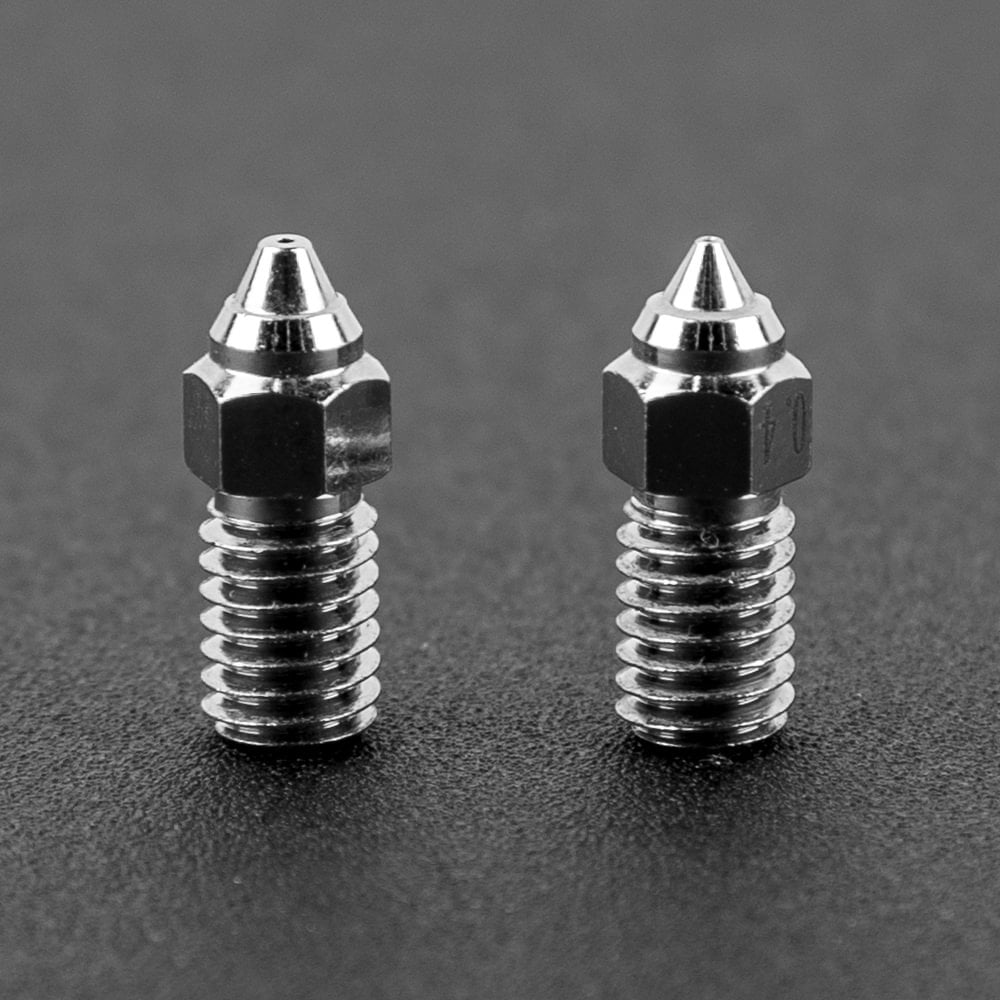 Creality 3D Printer Nozzles Kit, Copper Alloy Nozzle Set with 0.4mm Nozzle and 0.6mm Nozzle for Ender 5 S1/Ender -3 V3 SE/Ender 7 Fused Deposition Modeling 3D Printer