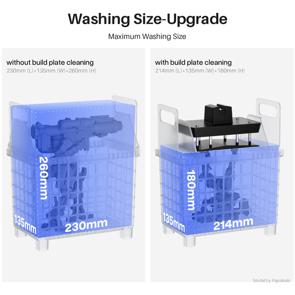 ELEGOO Mercury XS Bundle with Separate Washing and Curing Station for Resin 3D Printed Models Yellow