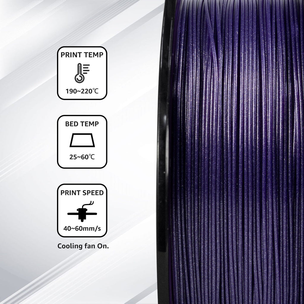 Flashforge PLA Filament 1.75mm, 1KG/2.2lbs PLA 3D Printer Filament, Blue