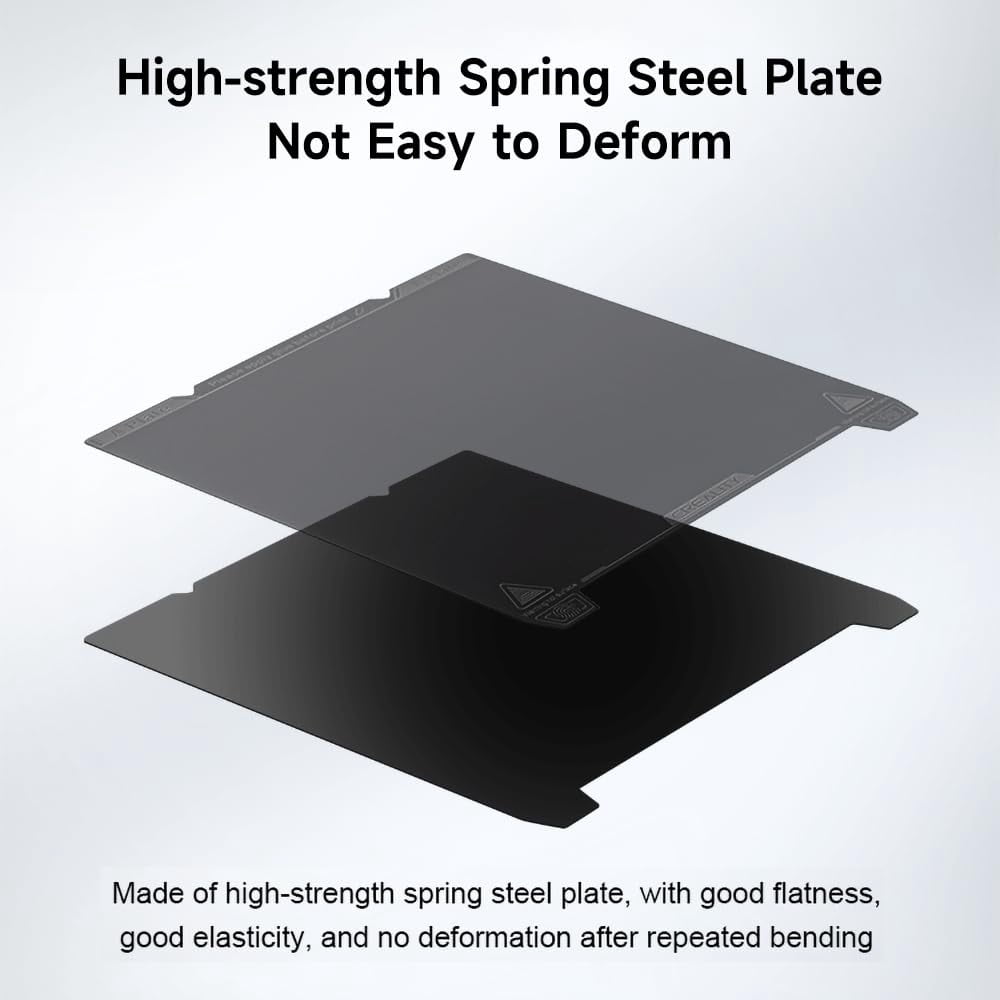 Creality K1 Smooth PEI Build Plate, Original Magnetic 3D Printer Build Bed, for Creality K1/Ender 3 V3 SE/Ender-3 S1/Ender-3 S1 Pro/Ender-5 S1 and All 235 * 235mm Size 3D Printer