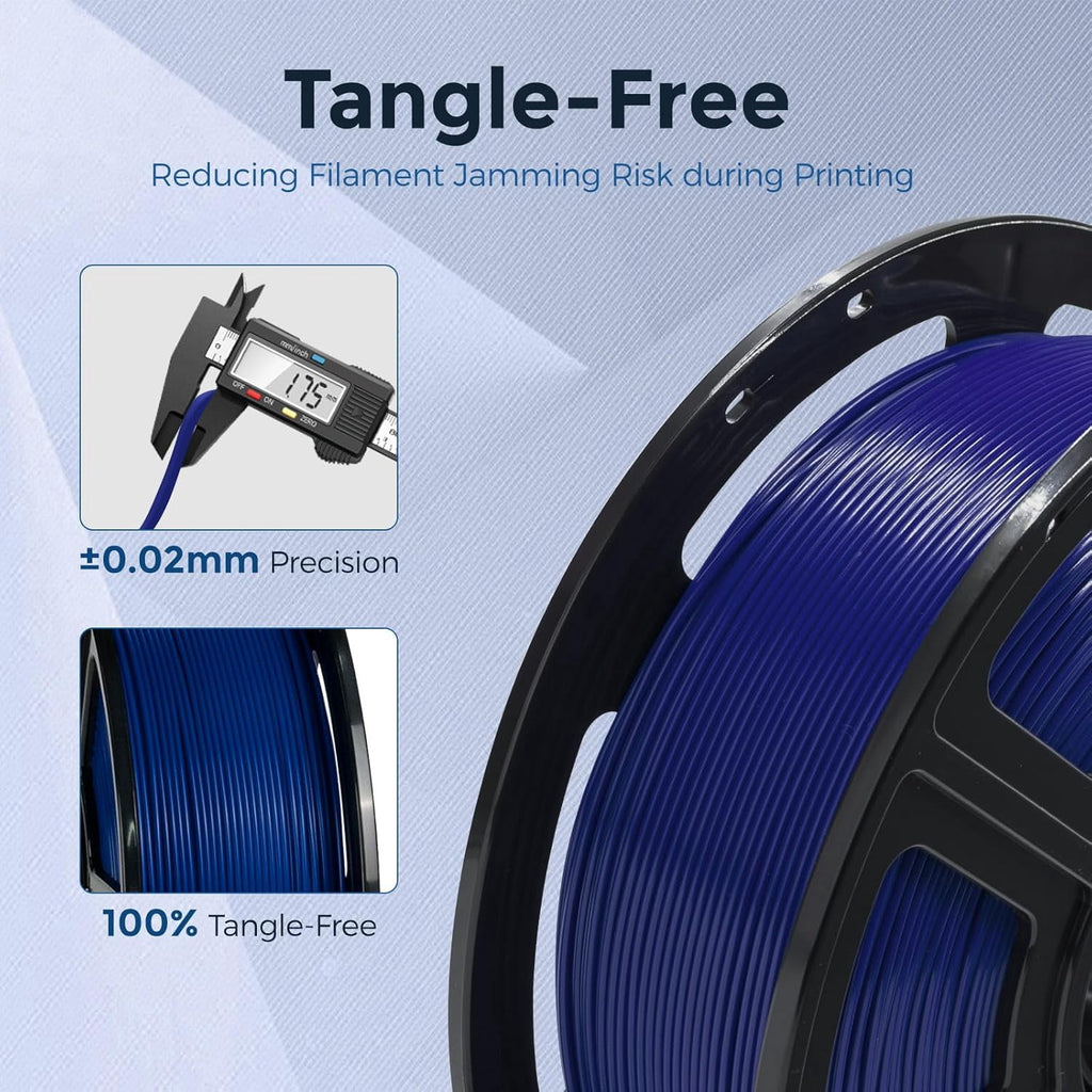 Flashforge PETG Filament 1.75mm, 1KG/2.2lbs PETG 3D Printer Filament, Burnt Titanium