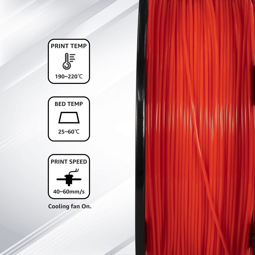 Flashforge PLA Filament 1.75mm, 1KG/2.2lbs PLA 3D Printer Filament, Burnt Titanium