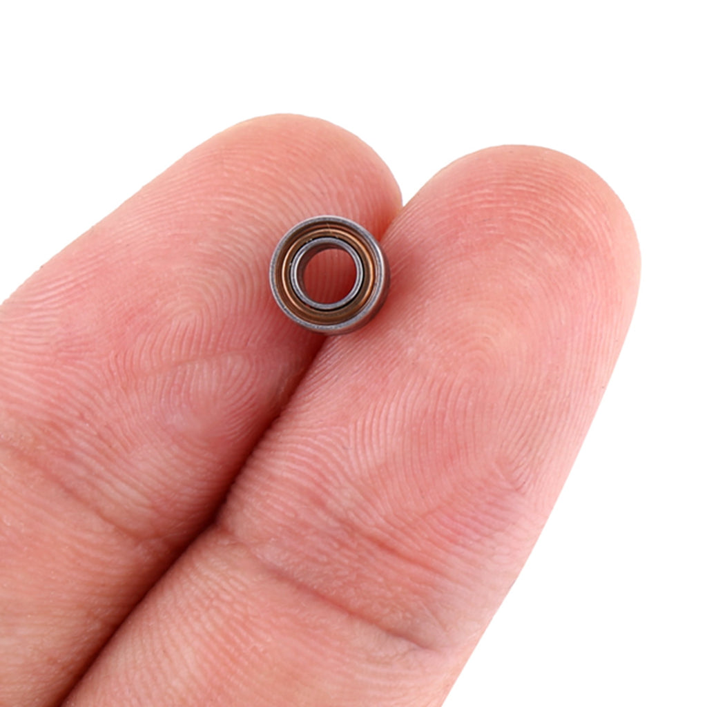 10pcs MR63ZZ Double Shielded Miniature Ball Bearings, 3x6x2.5mm / 0.12x0.23x0.09 inches for 3D Printers, Quadcopters, and Hobby Projects