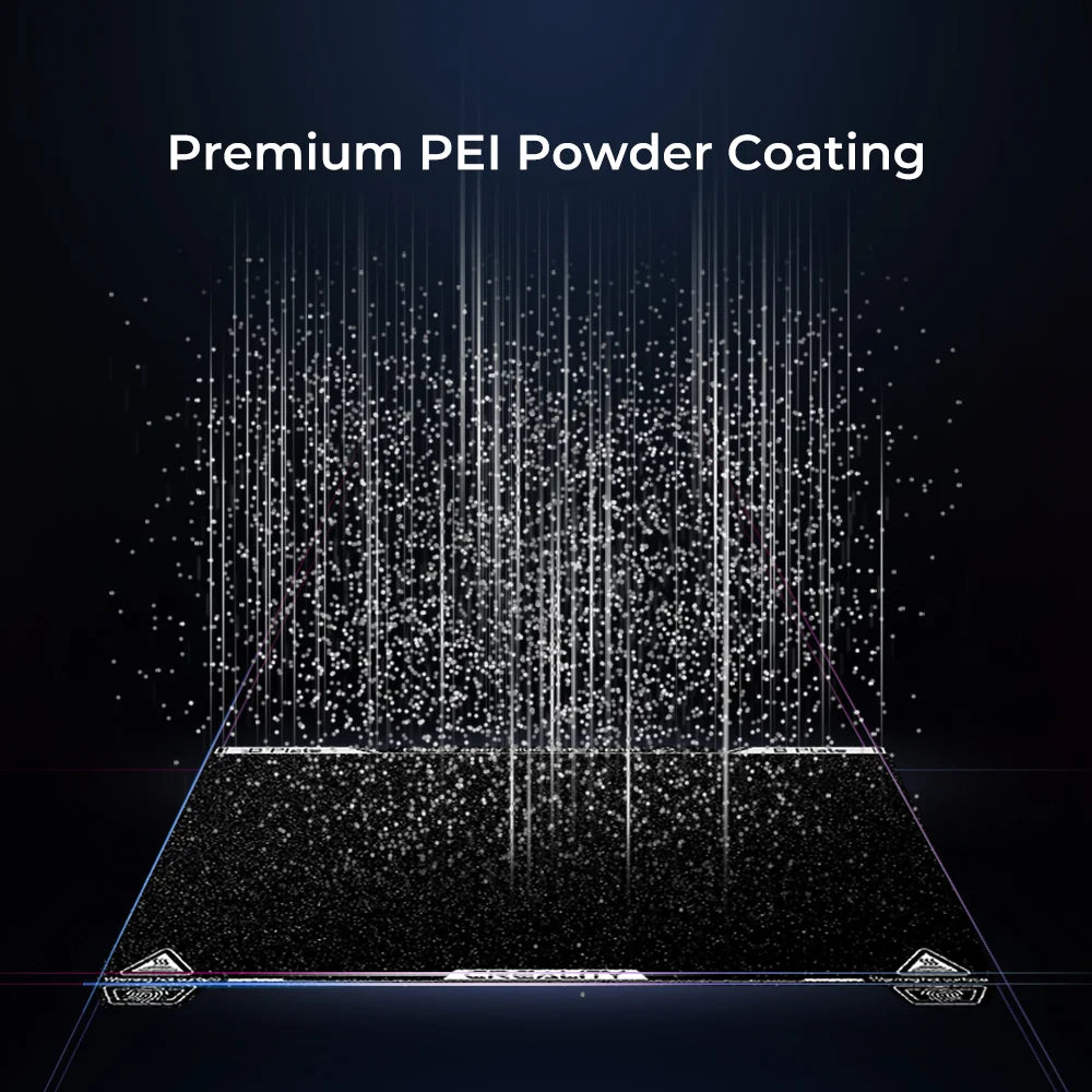 Creality K1 Max Build Plate Kit 315 * 310mm, 3D Printer Platform with Frosted PEI Surface and Soft Magnetic Sticker for K1, K1 Max, Ender 3 Max Neo, Ender 3 S1 Plus 3D Printers