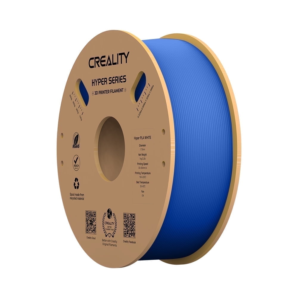Creality Hyper PLA Filament 3D Printer Filament 600mm/s Higher Toughness High-Speed Printing Dimensional Accuracy +/- 0.03mm 1kg(2.2lbs) Compatible with Most 3D Printers, Red
