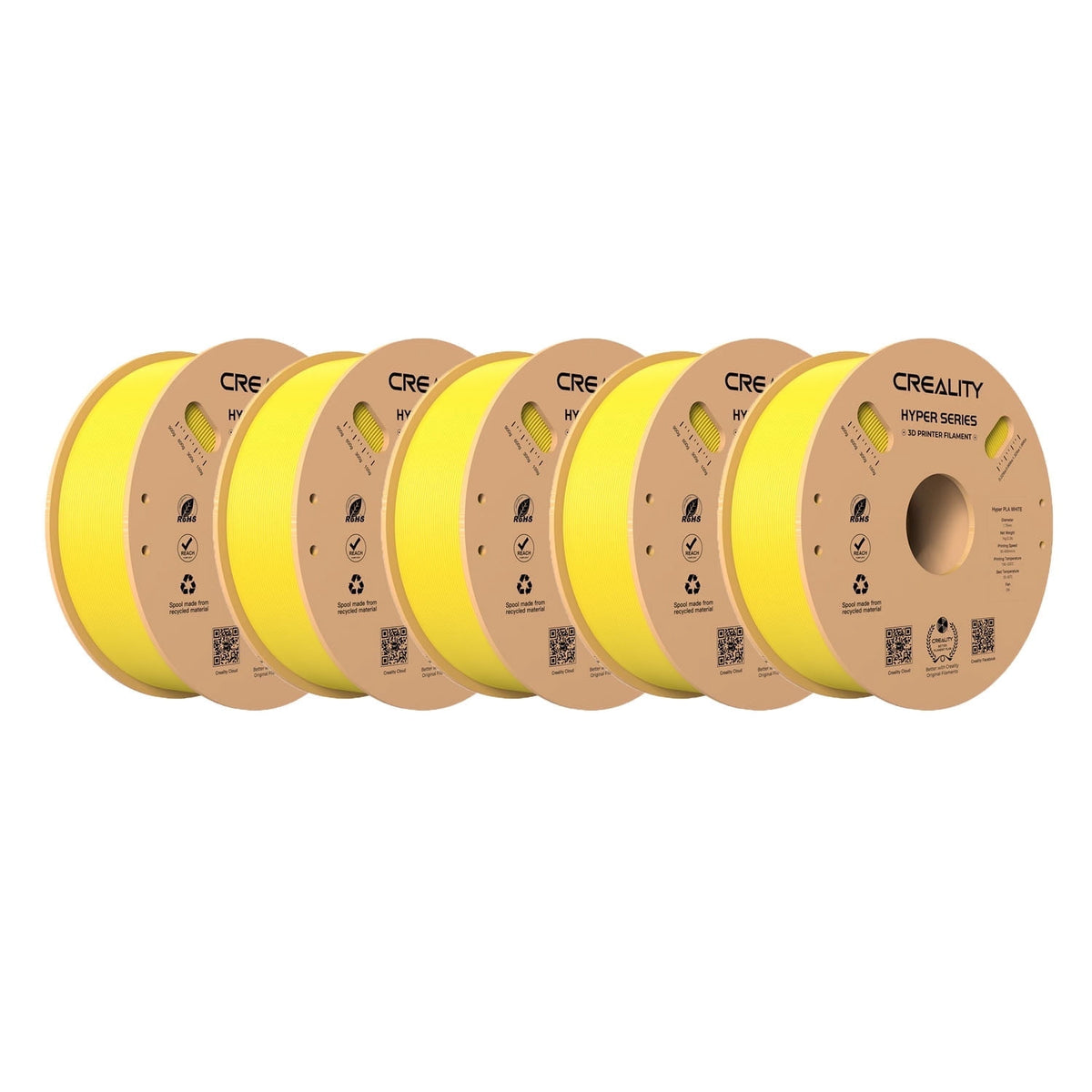 Creality Hyper PLA Filament 5kg/11lbs Spool K1 Max/Ender 3 V3 SE/KE Fused Deposition Modeling 3D Printer Filament 1.75 mm for Home Shcool Office Beginners