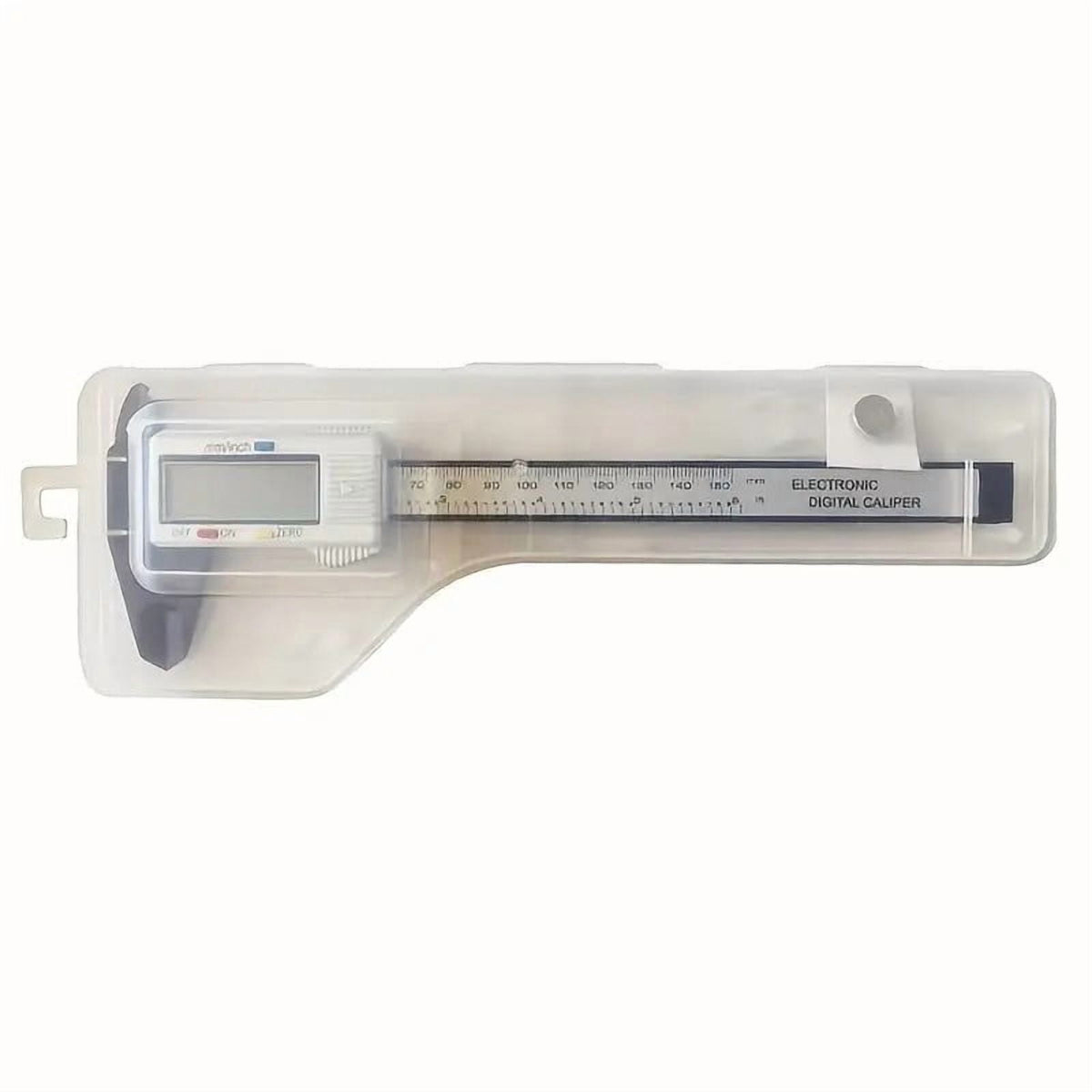 DEXIMRO Digital Caliper Measuring Tool, Stainless Steel Vernier Caliper Digital Micrometer with Large LCD Screen, Easy Switch from Inch Metric Fraction, 4 Inch Caliper Tool for DIY/Household