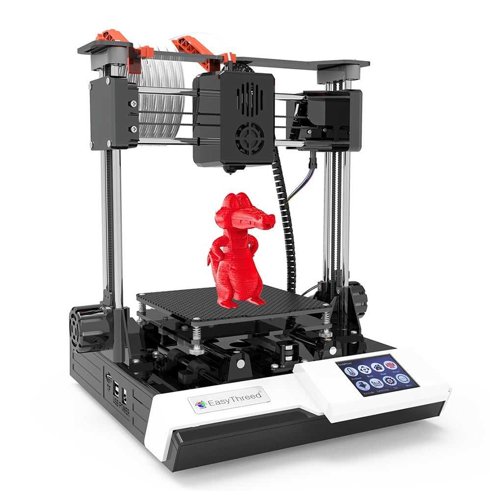 Open Box EasyThreed K6 3D Printer for Kids and Beginners, Desktop FDM 3D Printer with 2.4'' Touchscreen Control, 10m PLA Filament, Quick Assembly, Print Size 3.94x3.94x3.94in
