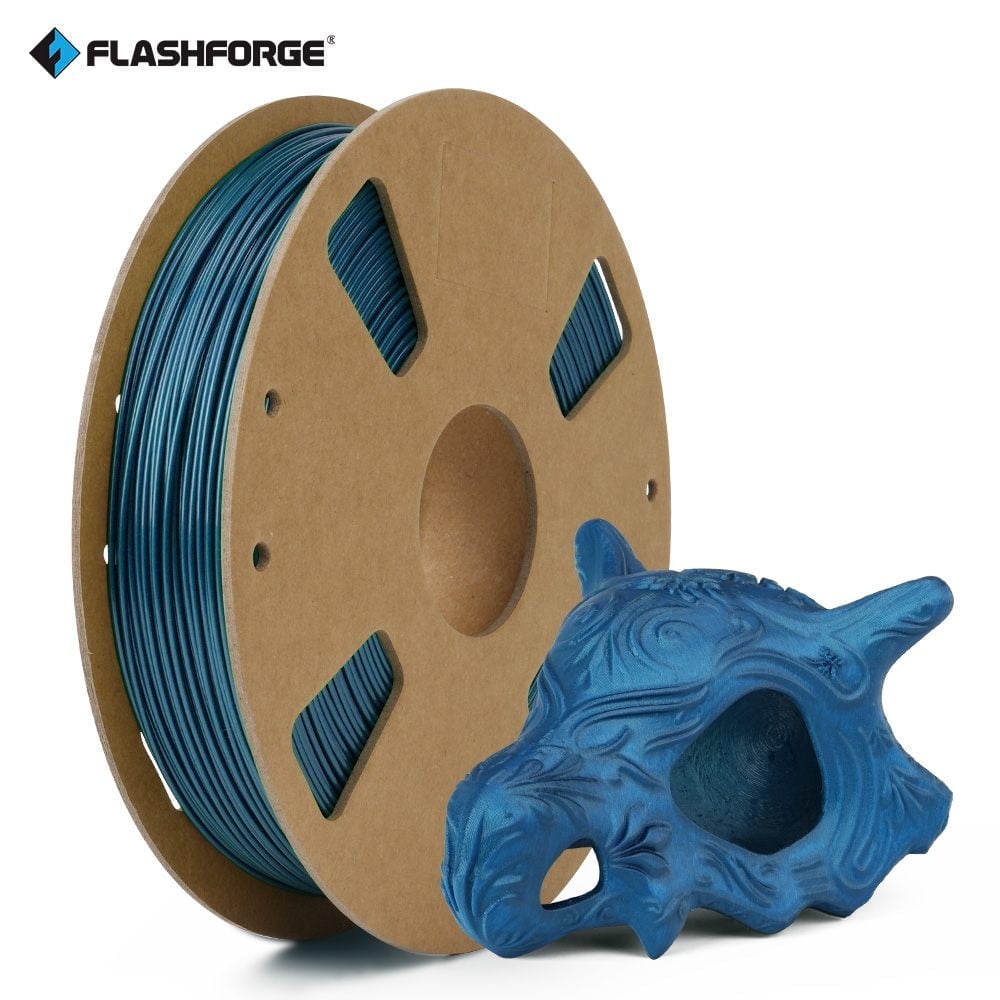 Flashforge PETG Filament 1.75mm, 1KG/2.2lbs PETG 3D Printer Filament, Burnt Titanium