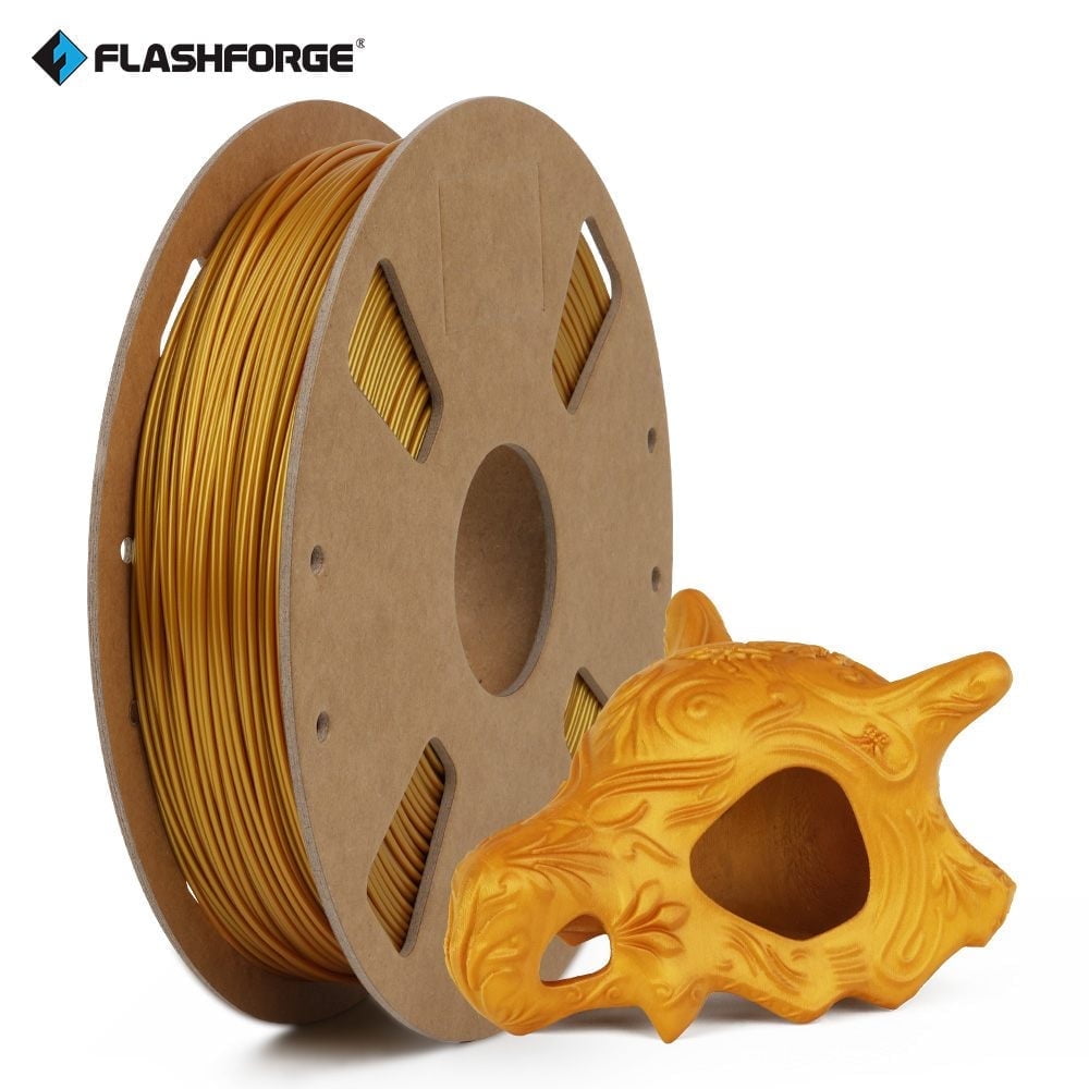 Flashforge PETG Filament 1.75mm, 1KG/2.2lbs PETG 3D Printer Filament, Burnt Titanium