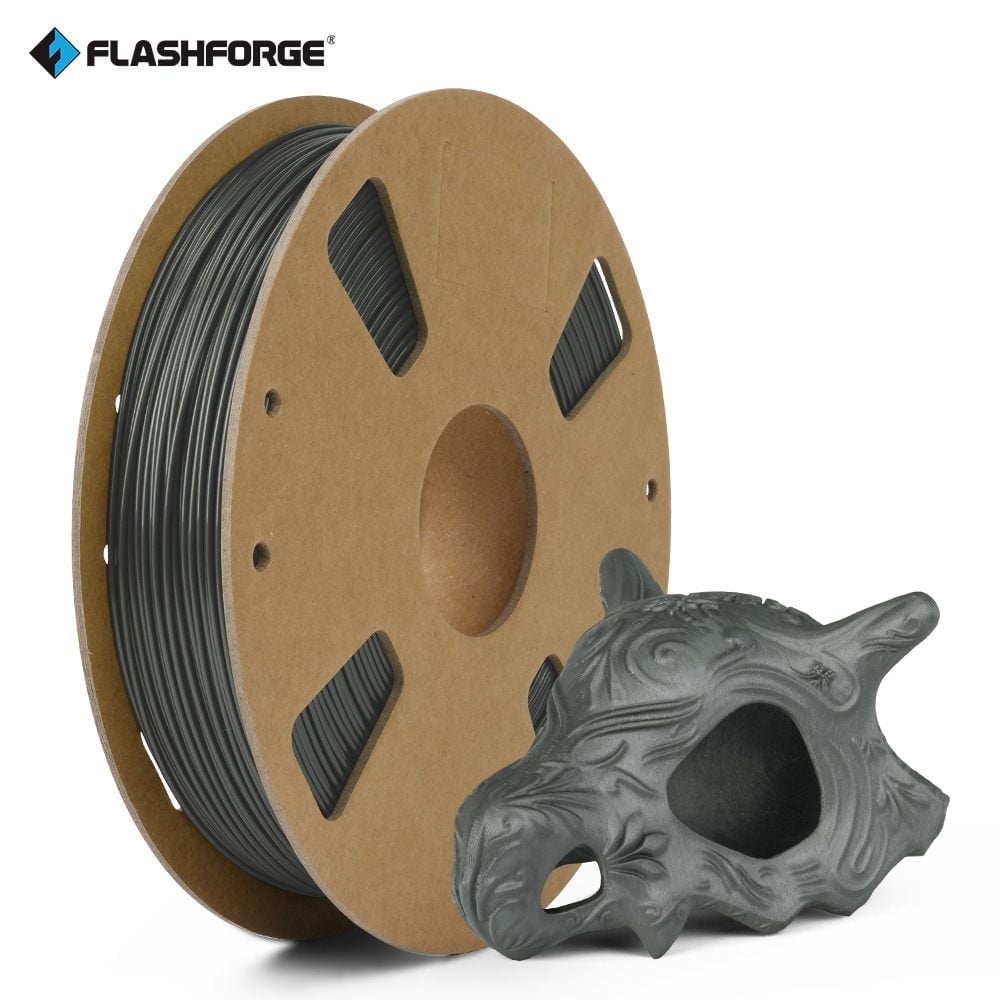 Flashforge PETG Filament 1.75mm, 1KG/2.2lbs PETG 3D Printer Filament, Black