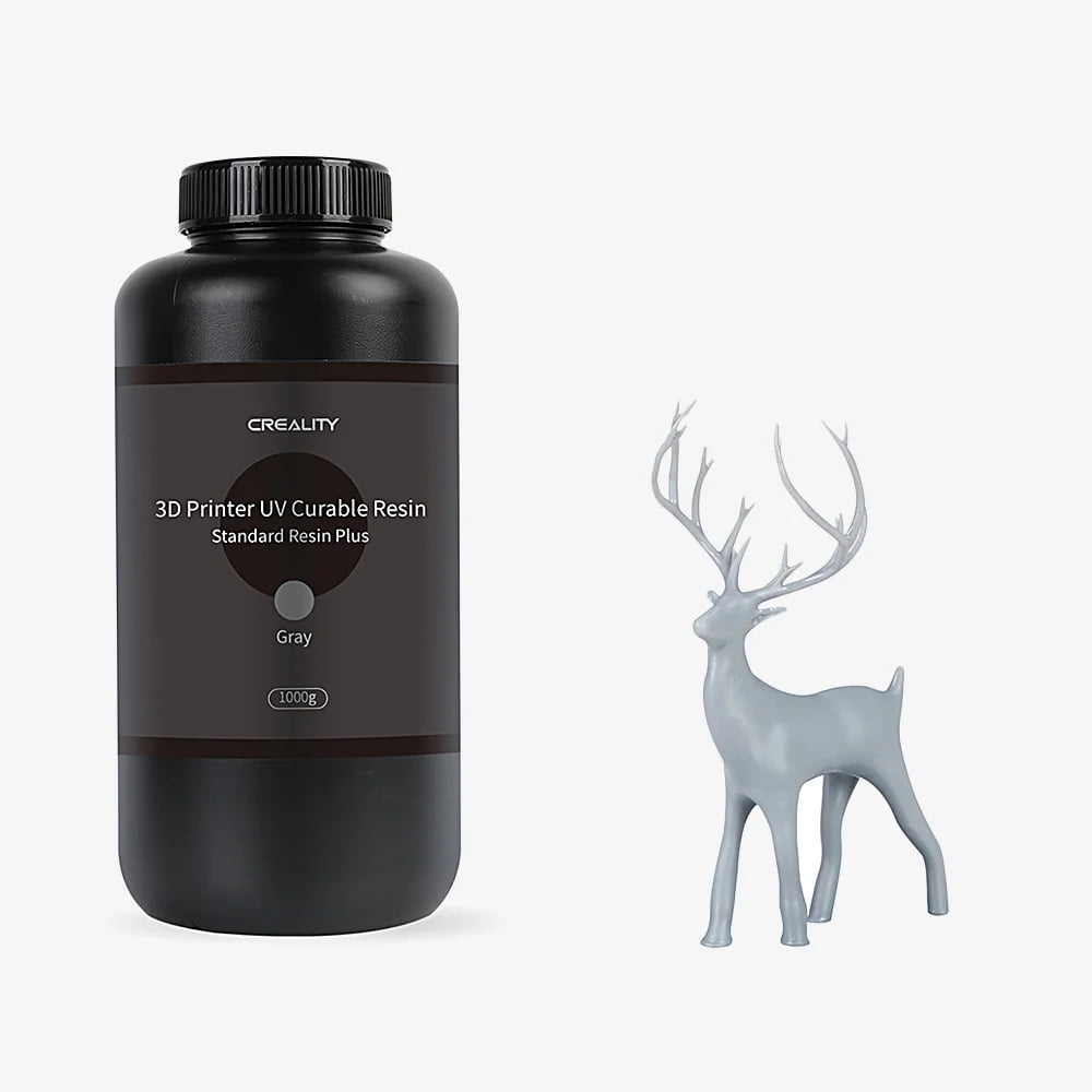 Official 8K 3D Printer Resin，1kg High Precision 405nm UV-Curing Resin Low Shrinkage, Excellent Fluidity Standard Photopolymer Resin for LCD DPL 3D Printing, Blue