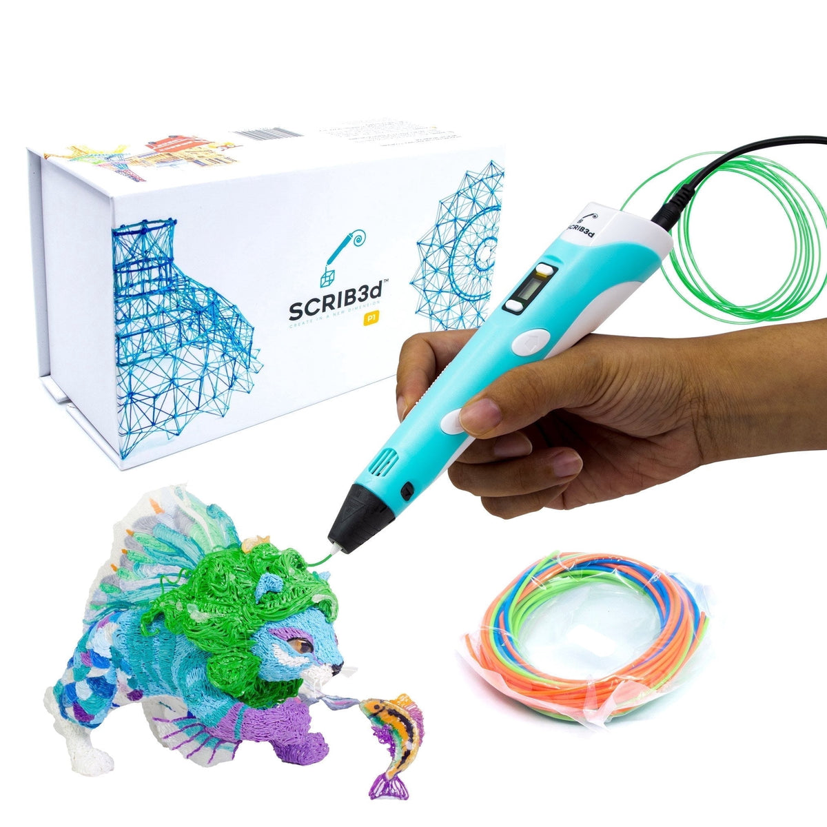 SCRIB3D Filament Refills (20 Colors, 1.75mm PLA)