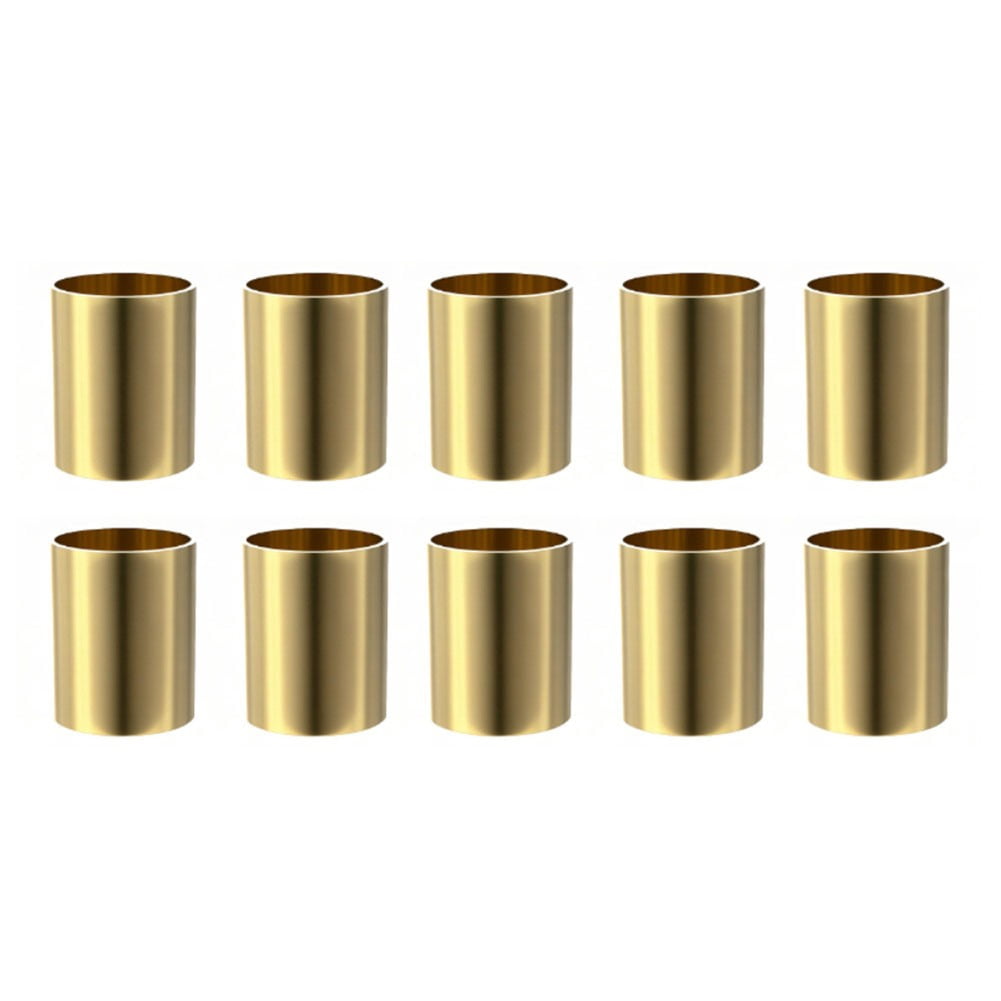 TeeRees 10Pcs Copper Buckle Wire Cable Terminal CompACt ACcessory for 3D Printer Parts,Closed Port 10