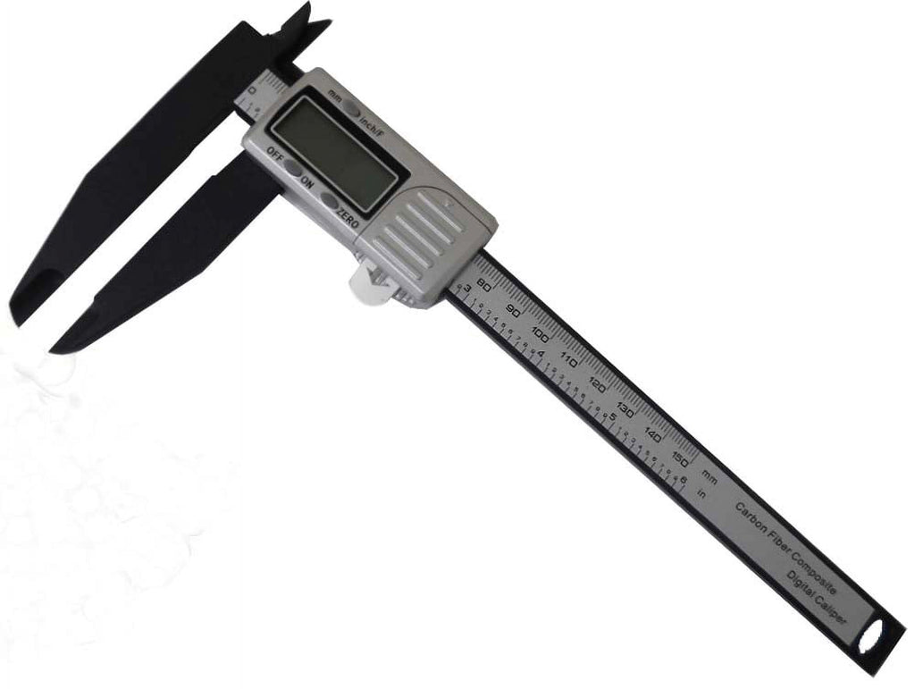 ToolUSA 6"/150mm Digital Solar Vernier Caliper with Long Jaw - SAE/Metric - TM54006
