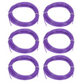 Uxcell 3D Pen Filament 6Pcs 1.75mm Total Length 196.8 Feet Purple PLA, 3D Pen Filament Refills Low Warping, for Creating Pictures Printed Model Printing Pen