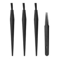 Uxcell ESD Brush, 3Pcs Electronic Cleaning Brush Set with Tweezers Anti Static Cleaning Tools Plastic Pen-Shaped Nylon for PCB Computer Keyboard Camera 3D Printers, 18x12mm Bristles
