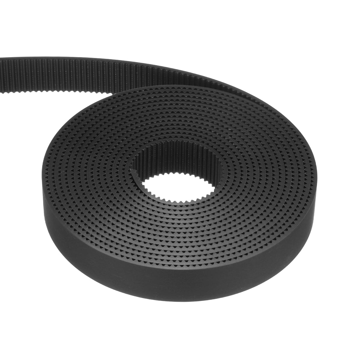 Uxcell Polyurethane PU Steel Cord 2GT Timing Belt 15x2000mm2mm Pitch 2mm Thick Black Open Loop Pulley Timing Belt for 3D Printer