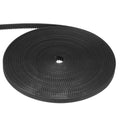 Uxcell Polyurethane PU Steel Cord 2GT Timing Belt 6x5000mm2mm Pitch 2mm Thick Black Open Loop Pulley Timing Belt for 3D Printer