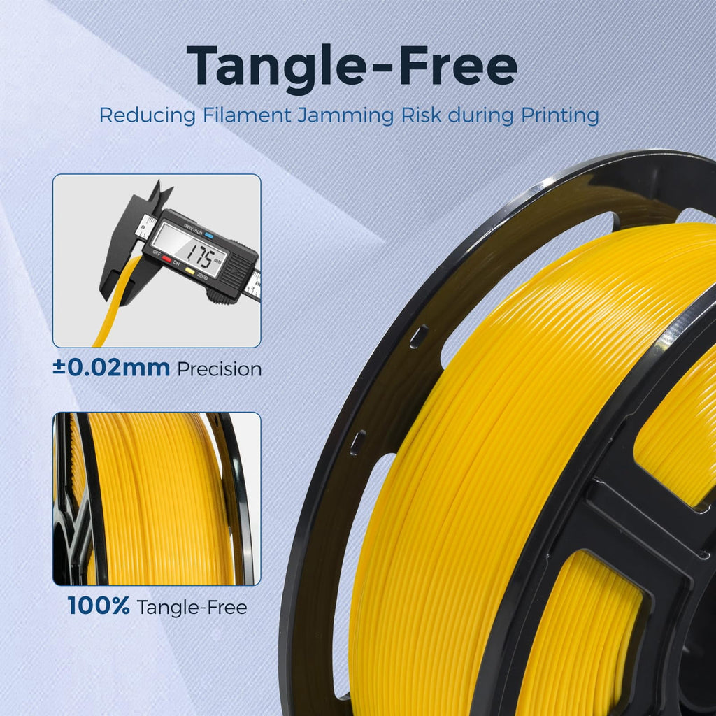 Flashforge PETG Filament 1.75mm, 1KG/2.2lbs PETG 3D Printer Filament, Black