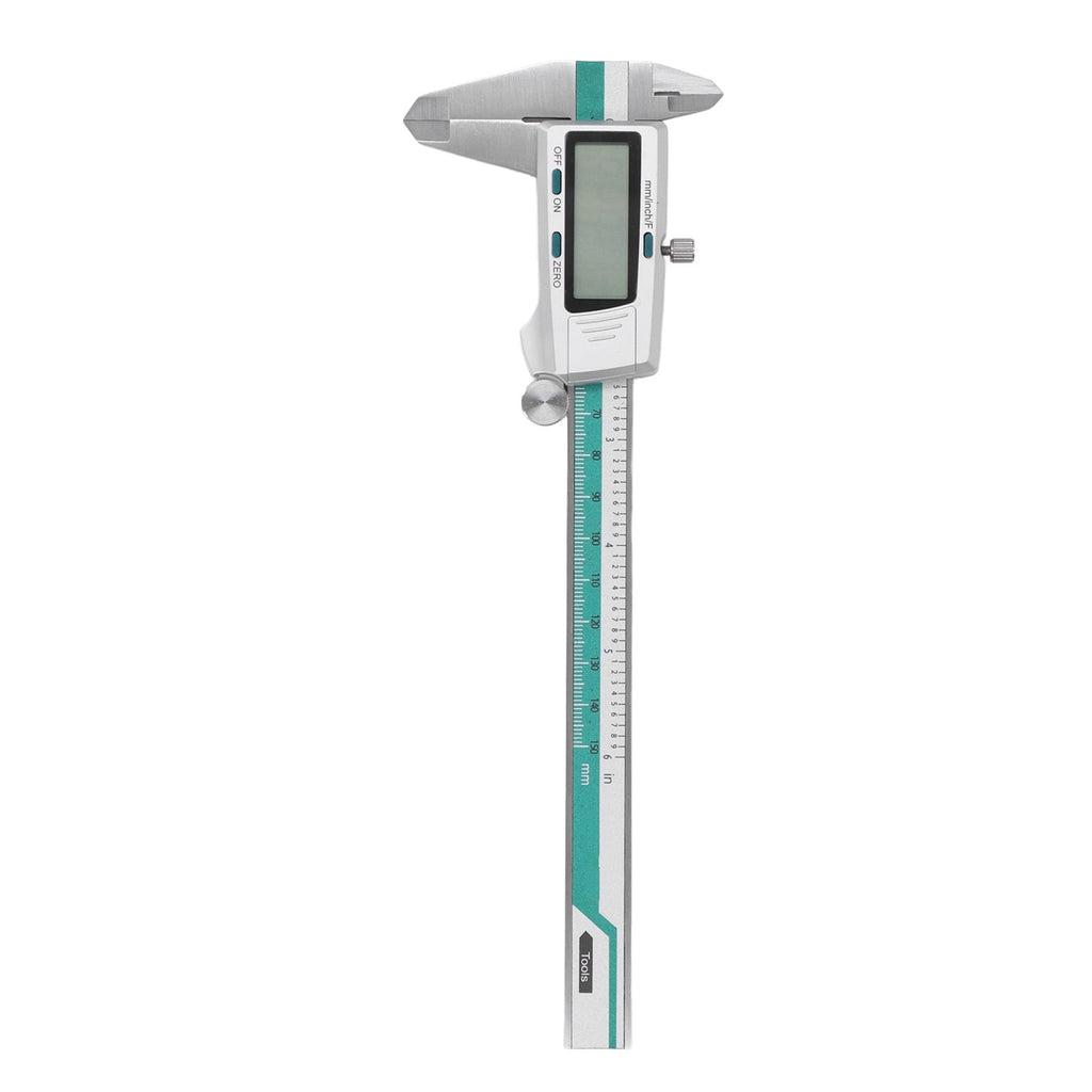M Buder Digital Caliper 0-150mm / 0-6in High Precise LCD Display Stainless Steel Electronic Vernier Measuring Tool